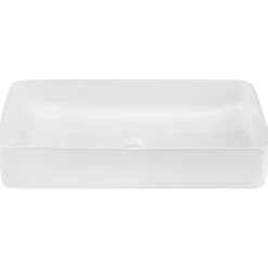 Garnero Arredamenti Lavabo bagno da appoggio 61x34cm ceramica Obscur Bianco Discount