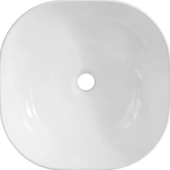 Garnero Arredamenti Lavabo bagno da appoggio 41x41cm ceramica bianco Bloom New