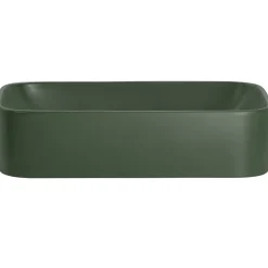 Garnero Arredamenti Lavabo bagno da appoggio 61x38cm ceramica verde Roundy Sale