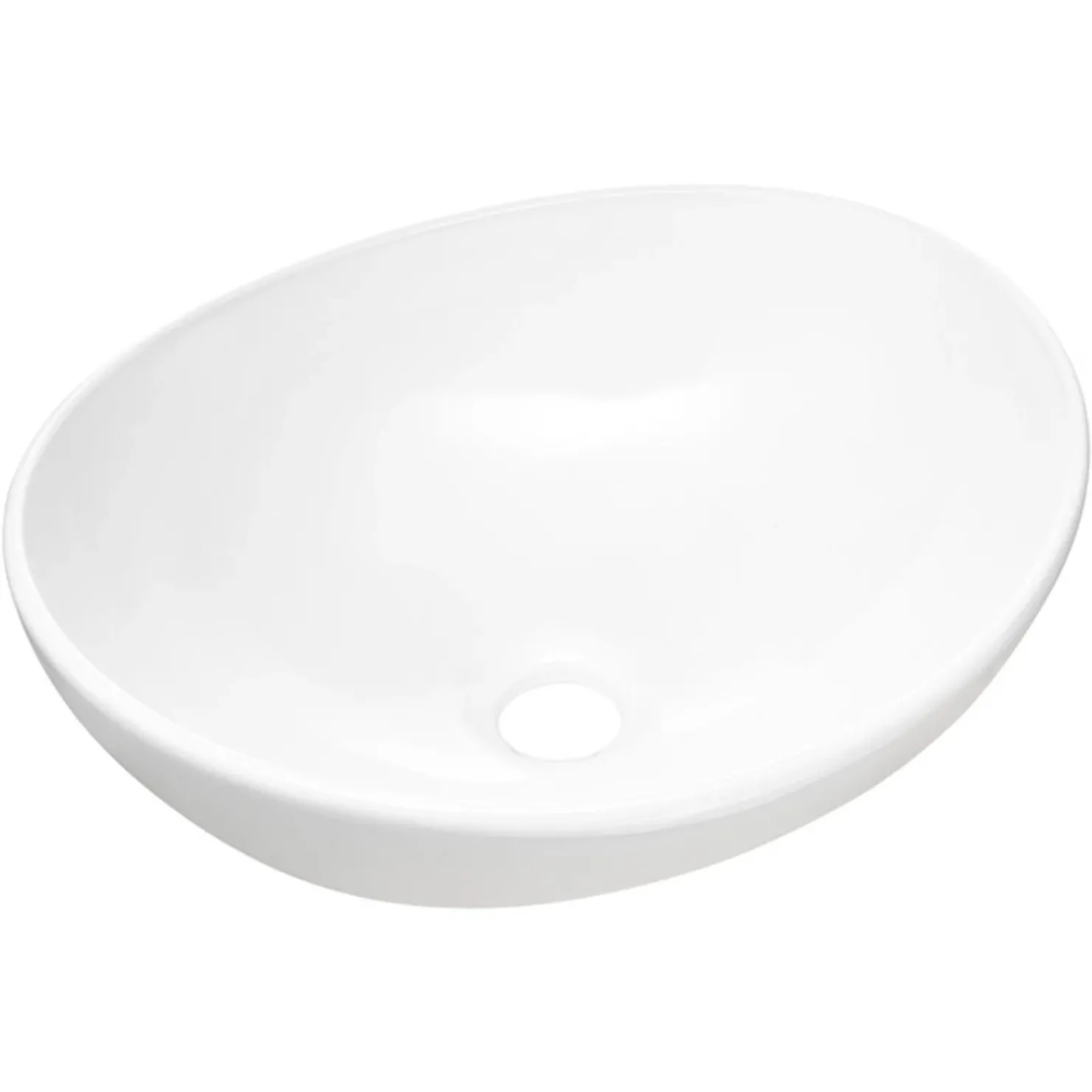 Garnero Arredamenti Lavabo bagno da appoggio 41x33cm ceramica bianco Shell Sale