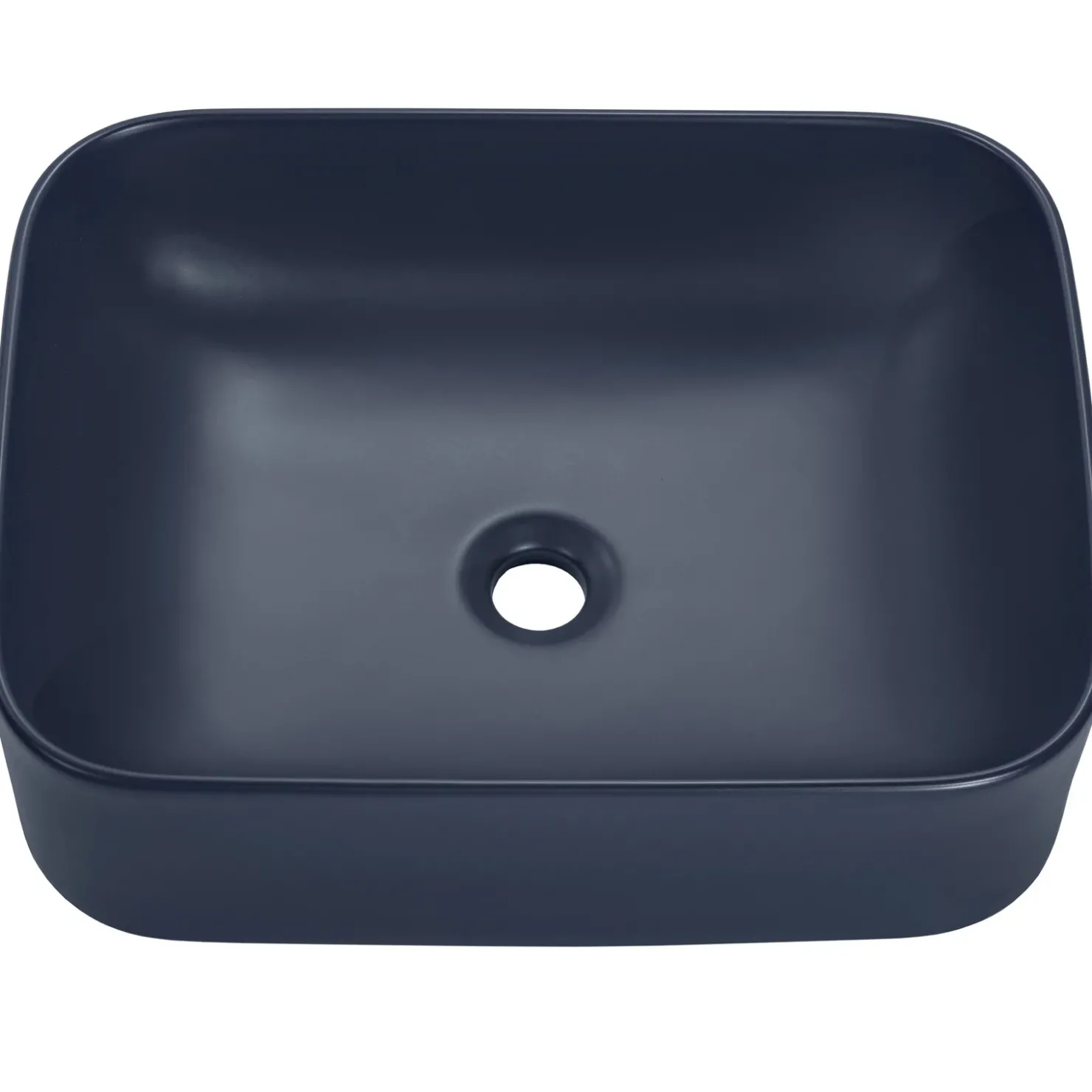 Garnero Arredamenti Lavabo bagno da appoggio 50x38cm ceramica blu Roundy Clearance