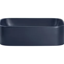 Garnero Arredamenti Lavabo bagno da appoggio 50x38cm ceramica blu Roundy Clearance