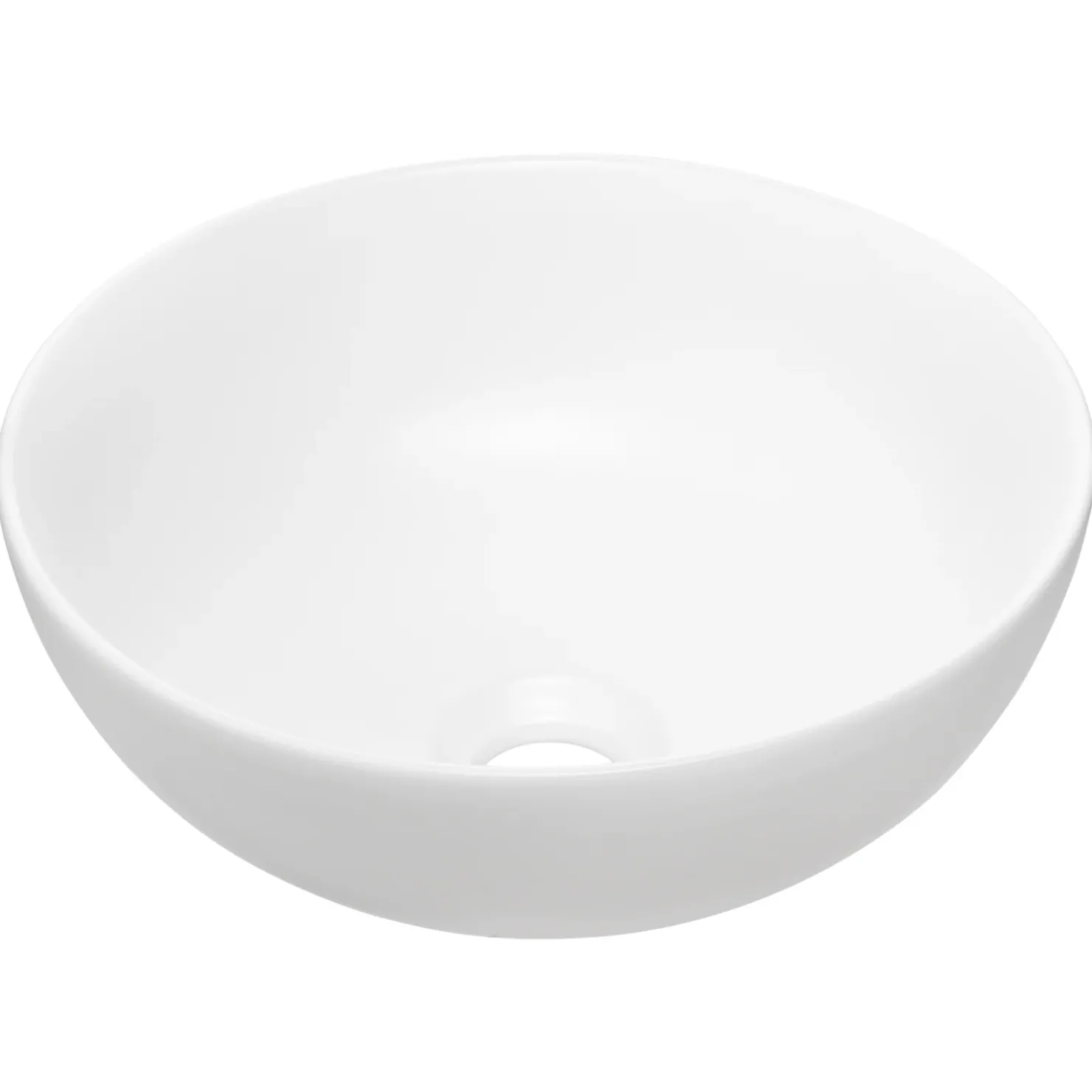 Garnero Arredamenti Lavabo bagno da appoggio ø32cm ceramica bianco Bollon