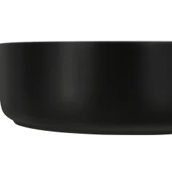 Garnero Arredamenti Lavabo bagno da appoggio 36x36cm ceramica nero Bolly Outlet