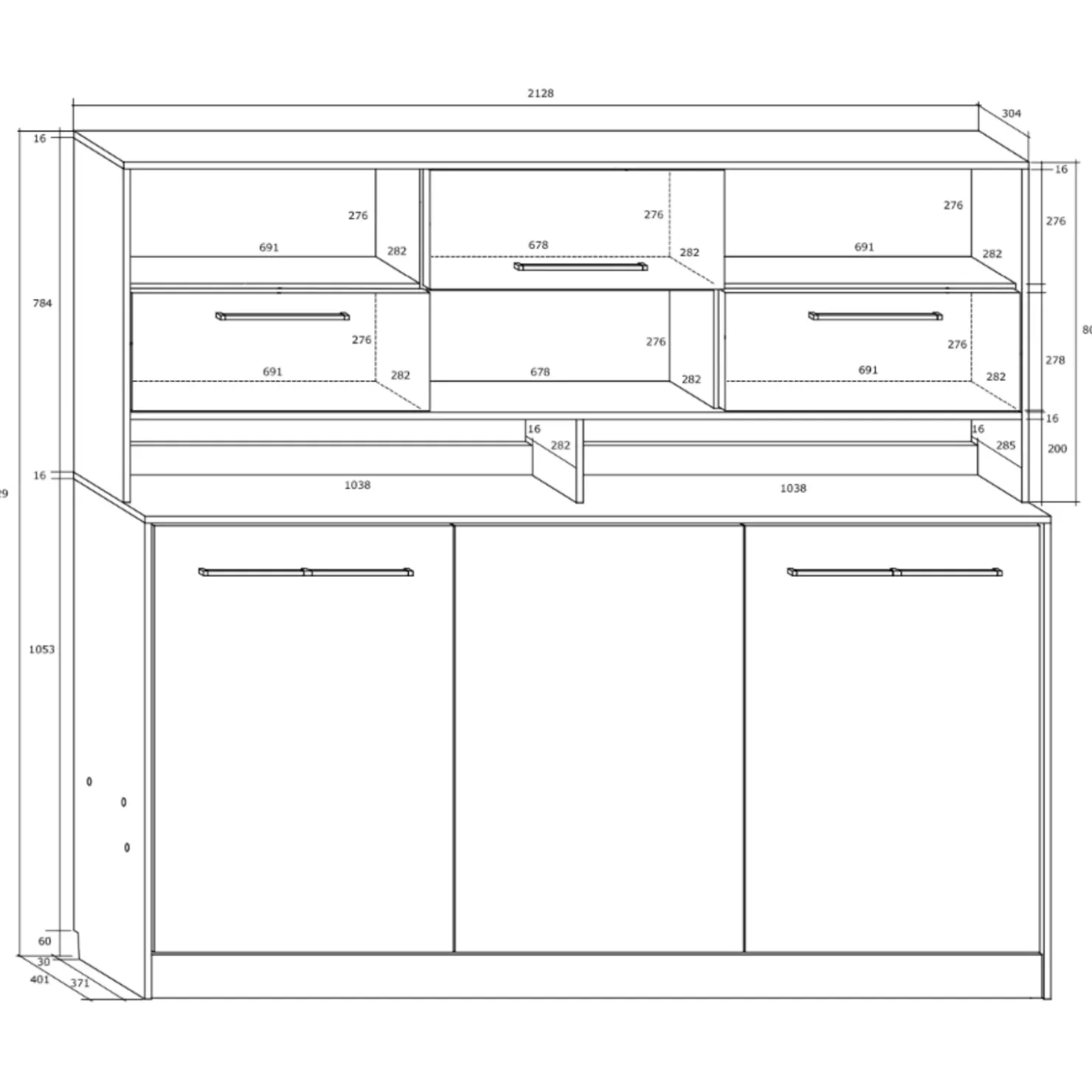 Garnero Arredamenti Letto a scomparsa orizzontale 90x200cm singolo con libreria bianco pino grigio grafite Alvin Gihome® Bianco Frassinato - Grafite Discount