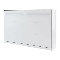 Garnero Arredamenti Letto a scomparsa orizzontale 120x200 cm una piazza e mezza bianco Chimera Best