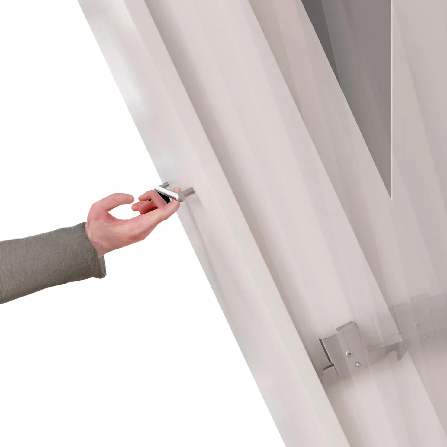 Garnero Arredamenti Letto a scomparsa verticale 140x200 cm alla francese bianco Chimera Discount