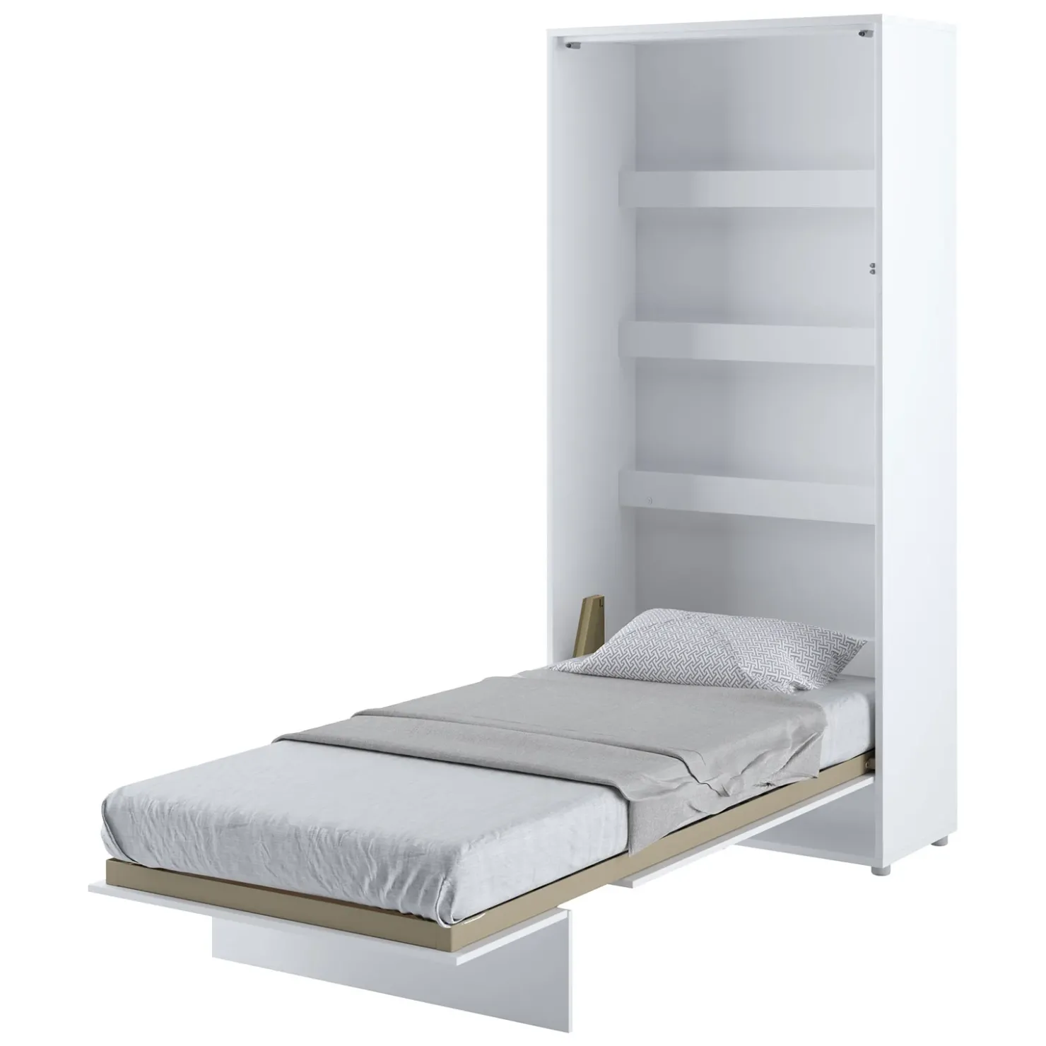 Garnero Arredamenti Letto a scomparsa verticale 90x200 cm singolo bianco Camelio Discount