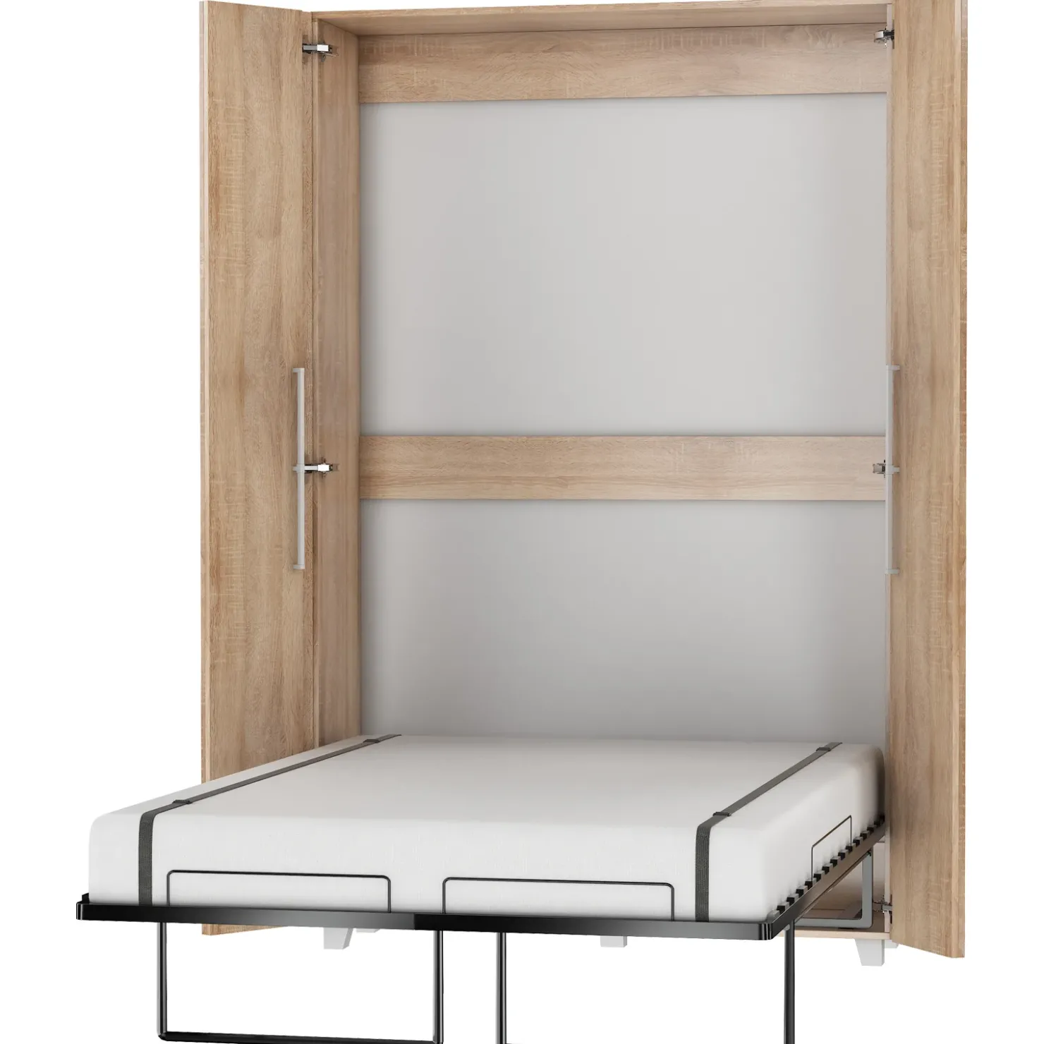 Garnero Arredamenti Letto a scomparsa verticale 120x200cm piazza e mezza sonoma Calvin Gihome® Rovere