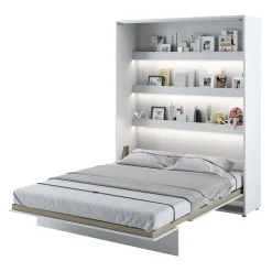 Garnero Arredamenti Letto a scomparsa verticale 160x200 cm matrimoniale bianco Camelio