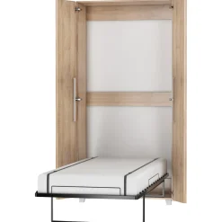 Garnero Arredamenti Letto a scomparsa verticale 90x200cm singolo sonoma Calvin Gihome® Rovere Clearance