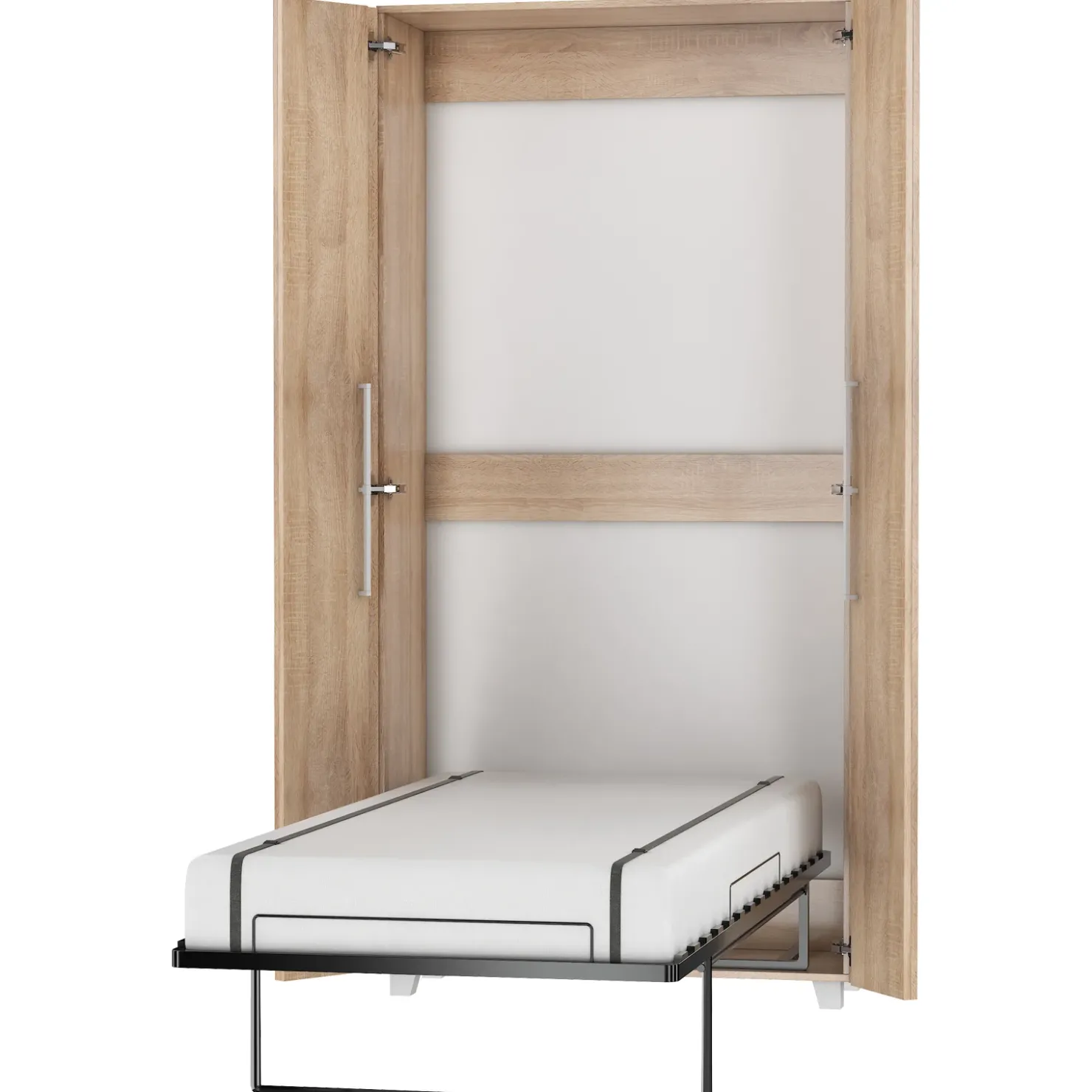 Garnero Arredamenti Letto a scomparsa verticale 90x200cm singolo sonoma Calvin Gihome® Rovere Clearance