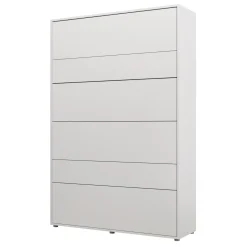 Garnero Arredamenti Letto a scomparsa verticale 140x200 cm alla francese bianco Camelio