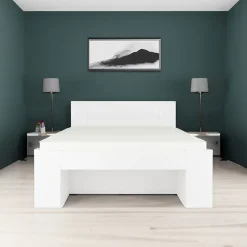 Garnero Arredamenti Letto alla francese 140x200cm contenitore bianco Aurora Sale