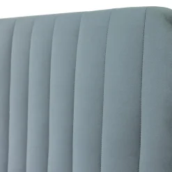 Garnero Arredamenti Letto contenitore matrimoniale 160x200 imbottito velluto grigio scuro Poffi Tessuto Vellutato Lucido Grigio Scuro Sale