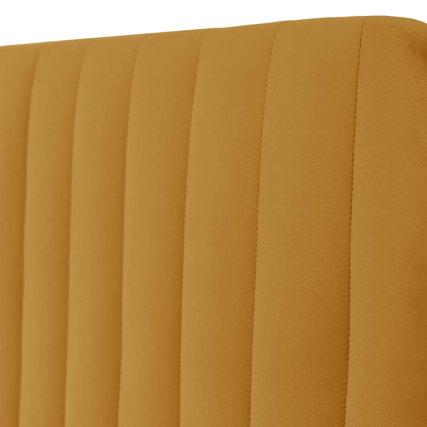 Garnero Arredamenti Letto contenitore matrimoniale oversize 180x200 imbottito velluto senape Poffi Tessuto Vellutato Lucido Senape New