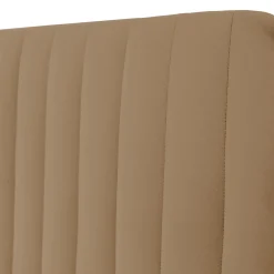 Garnero Arredamenti Letto contenitore matrimoniale 160x200 imbottito velluto tortora Poffi Tessuto Vellutato Lucido Tortora Hot