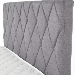 Garnero Arredamenti Letto matrimoniale con cassettoni 160x200cm grigio nero Galileo Sale
