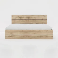 Garnero Arredamenti Letto matrimoniale contenitore con comodini 160x200cm quercia Tamika Best