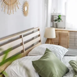 Garnero Arredamenti Letto matrimoniale contenitore 160x200cm rovere Noor New