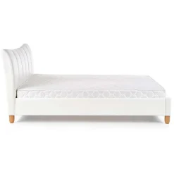 Garnero Arredamenti Letto matrimoniale in ecopelle 160x200cm Cabras Gihome® Bianco Discount