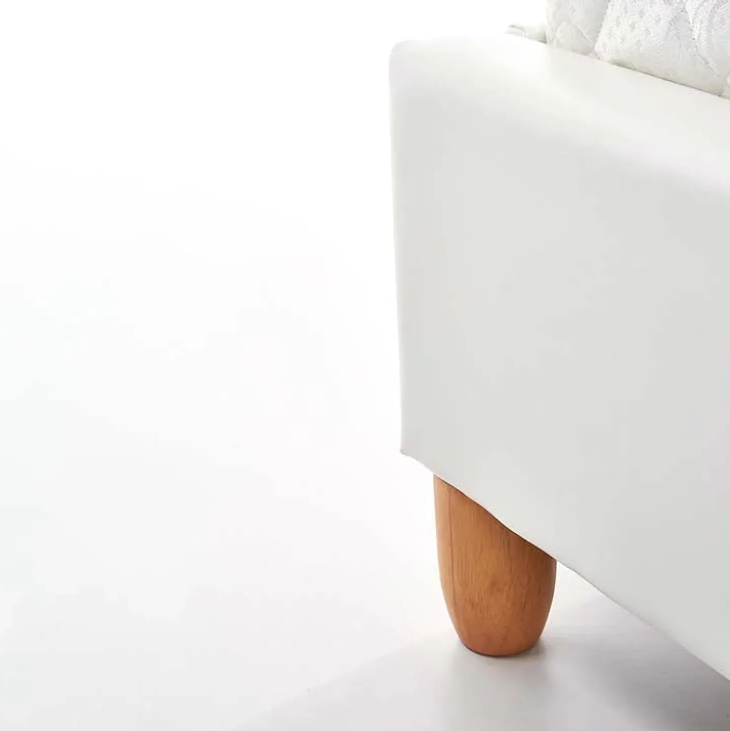 Garnero Arredamenti Letto matrimoniale in ecopelle 160x200cm Cabras Gihome® Bianco Discount