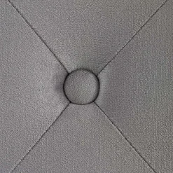 Garnero Arredamenti Letto matrimoniale in tessuto con cassetti 160x200cm Ravello Gihome® Grigio Hot