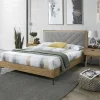 Garnero Arredamenti Letto matrimoniale moderno 160x200cm rovere grigio chiaro Viverone Outlet