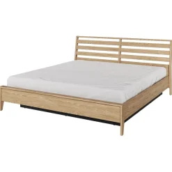 Garnero Arredamenti Letto matrimoniale oversize contenitore 180x200cm rovere Noor Best