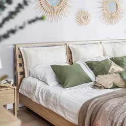 Garnero Arredamenti Letto matrimoniale oversize contenitore 180x200cm rovere Noor Best