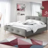 Garnero Arredamenti Letto matrimoniale 160x200 cm con rete a doghe imbottito grigio Dreama Sale