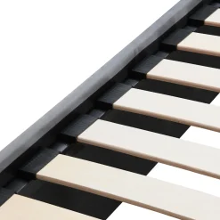 Garnero Arredamenti Letto matrimoniale 160x200 cm con rete a doghe imbottito grigio Dreama Sale