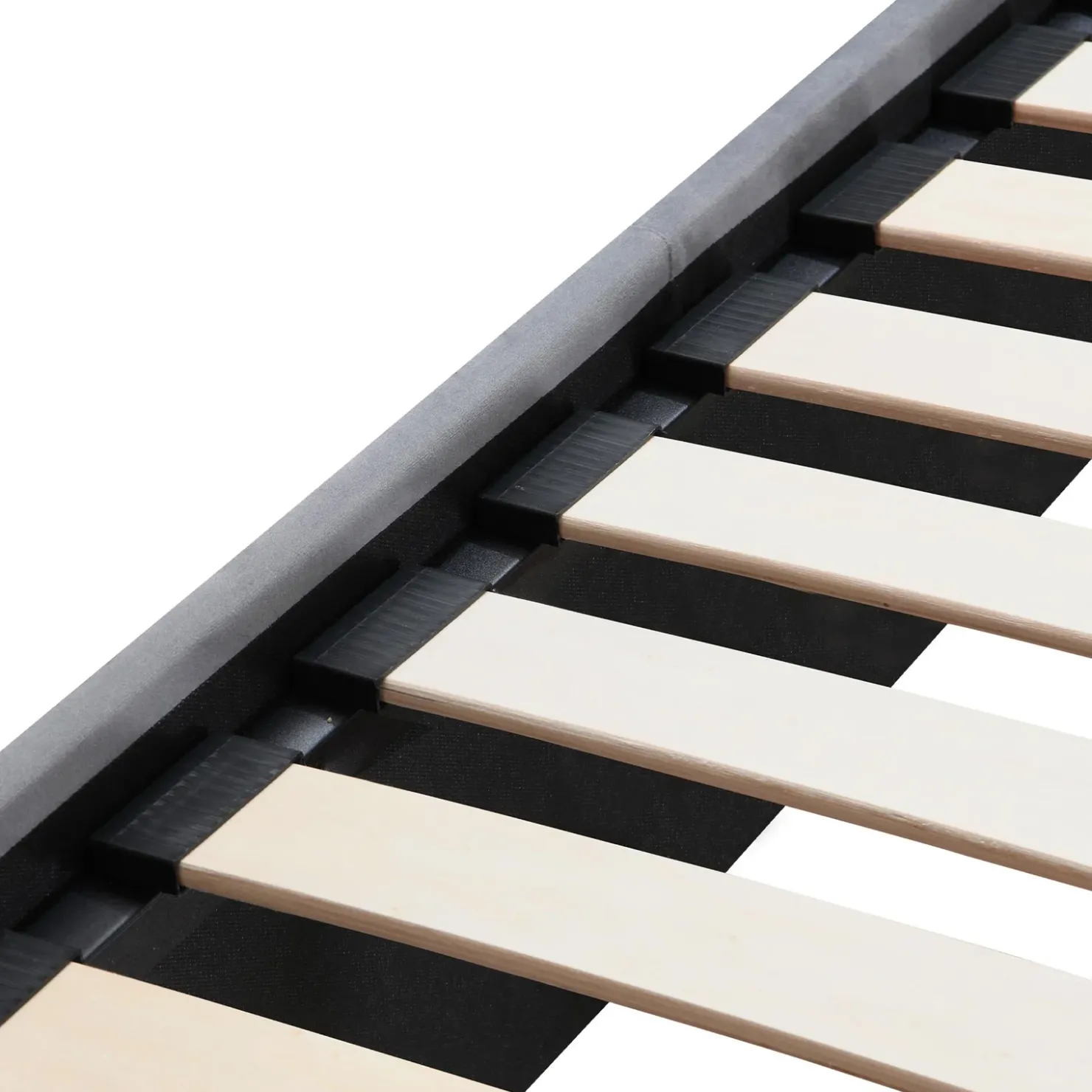 Garnero Arredamenti Letto matrimoniale 160x200 cm con rete a doghe imbottito grigio Dreama Sale