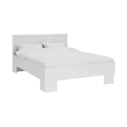 Garnero Arredamenti Letto matrimoniale 160x200cm bianco frassinato Provenza Best