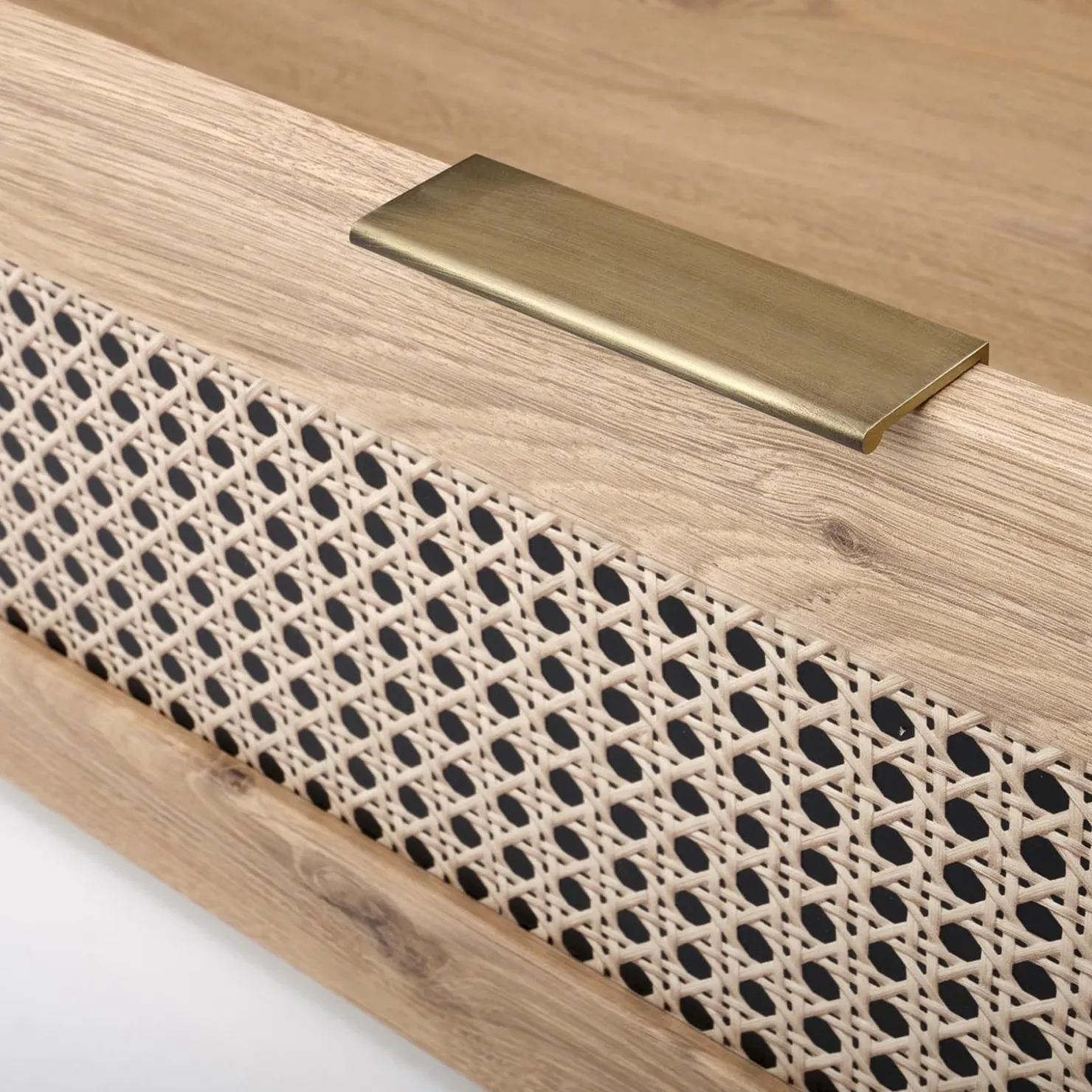 Garnero Arredamenti Letto matrimoniale 160x200cm con cassetti contenitore moderno rovere Sombra Clearance