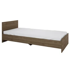 Garnero Arredamenti Letto singolo 90x200cm moderno Marco Noce Online