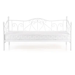 Garnero Arredamenti Letto singolo 90x200cm moderno con testiera bianco Azahara Bianco Opaco Sale