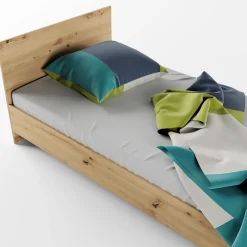 Garnero Arredamenti Letto singolo 90x200cm moderno Marco Rovere Rustico Clearance