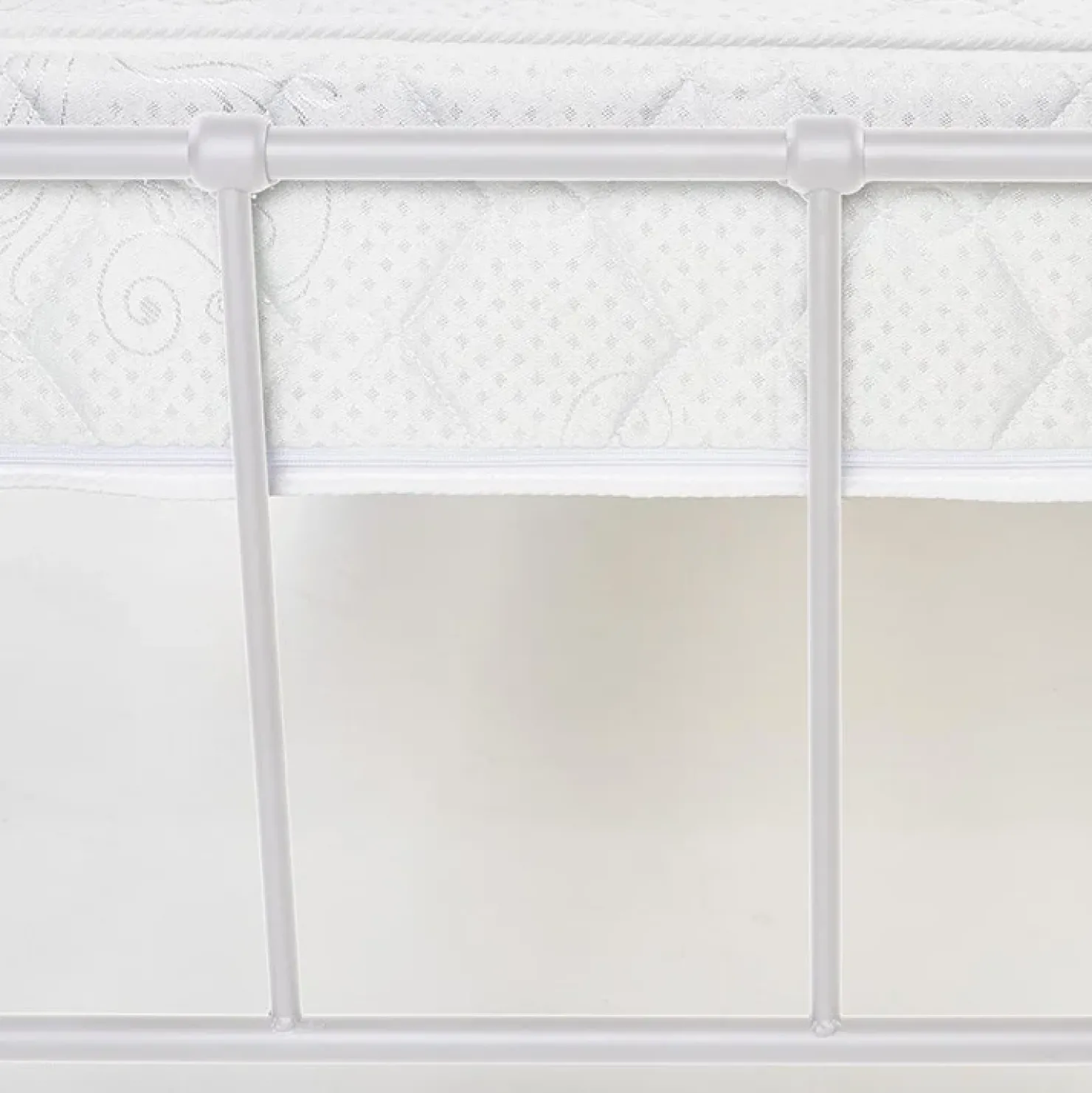 Garnero Arredamenti Letto singolo 90x200cm moderno bianco Stella Best