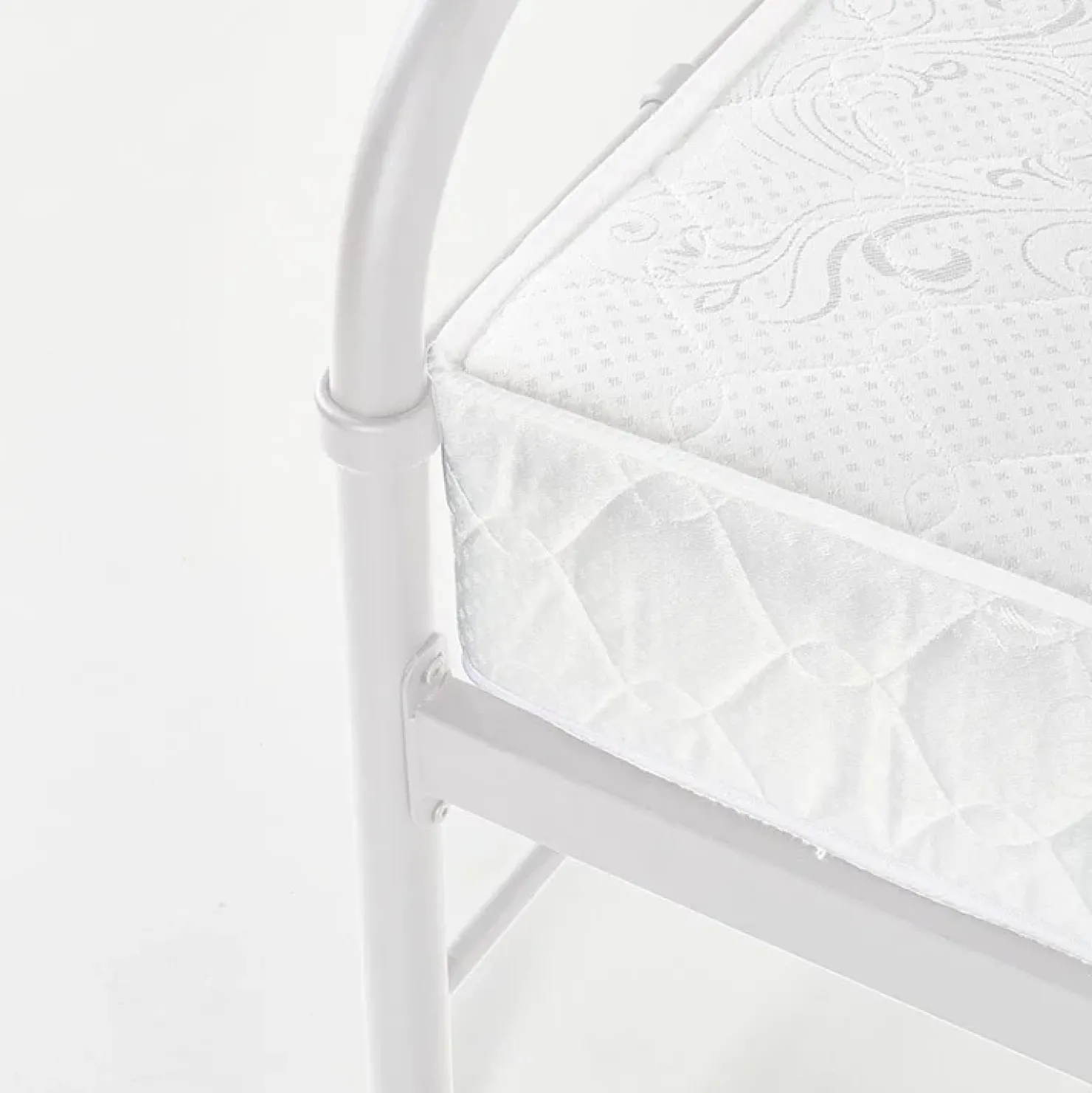 Garnero Arredamenti Letto singolo 90x200cm moderno bianco Stella Best