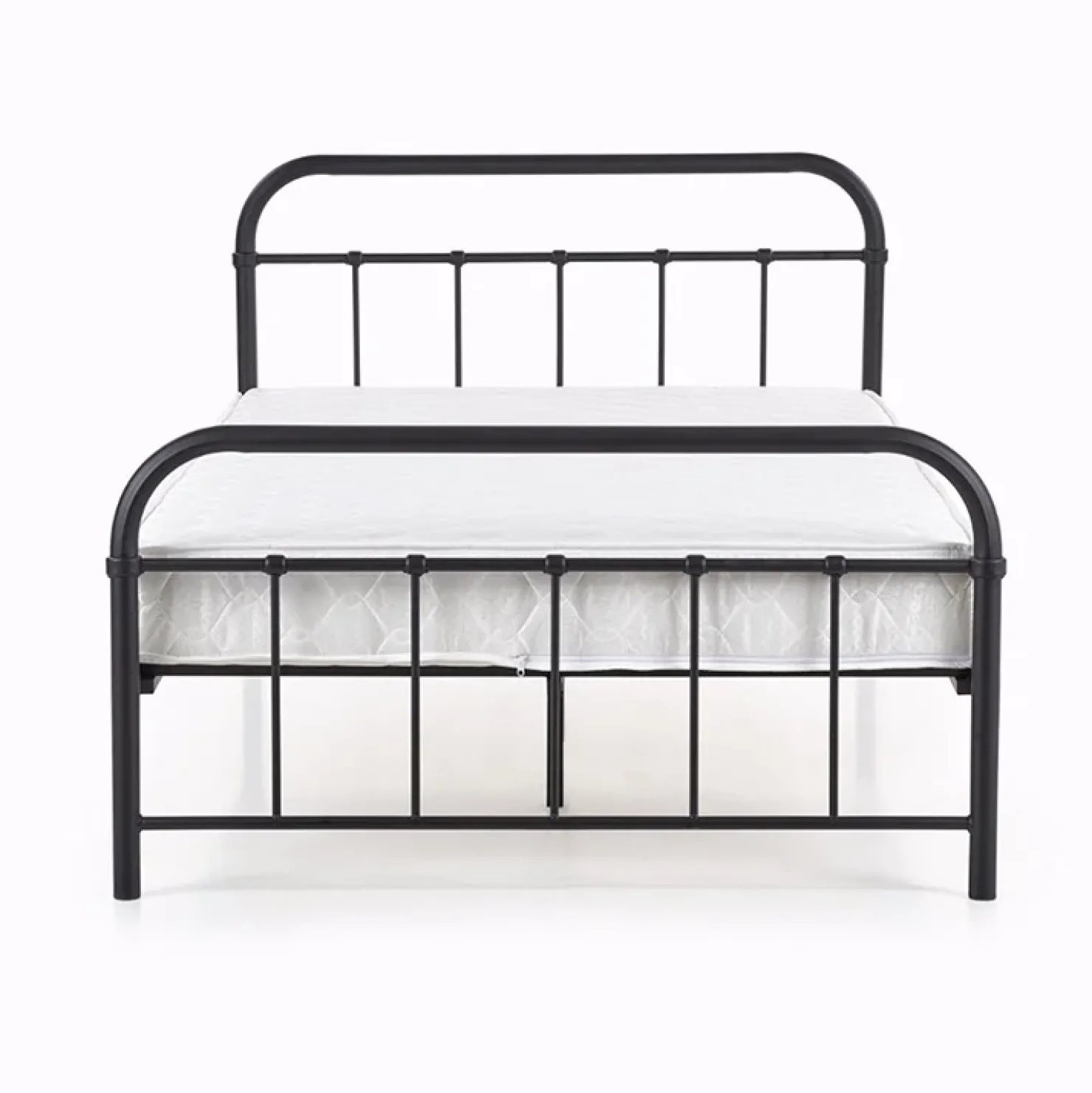 Garnero Arredamenti Letto una piazza e mezza moderno 120x200cm nero Stella Best