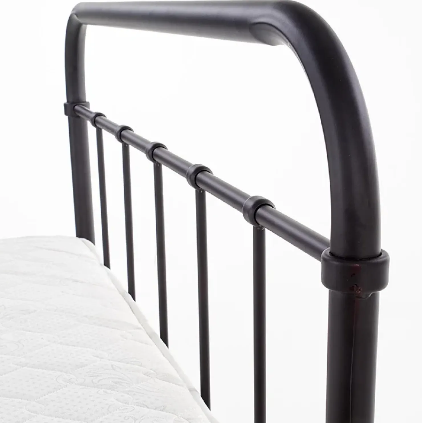 Garnero Arredamenti Letto una piazza e mezza moderno 120x200cm nero Stella Best