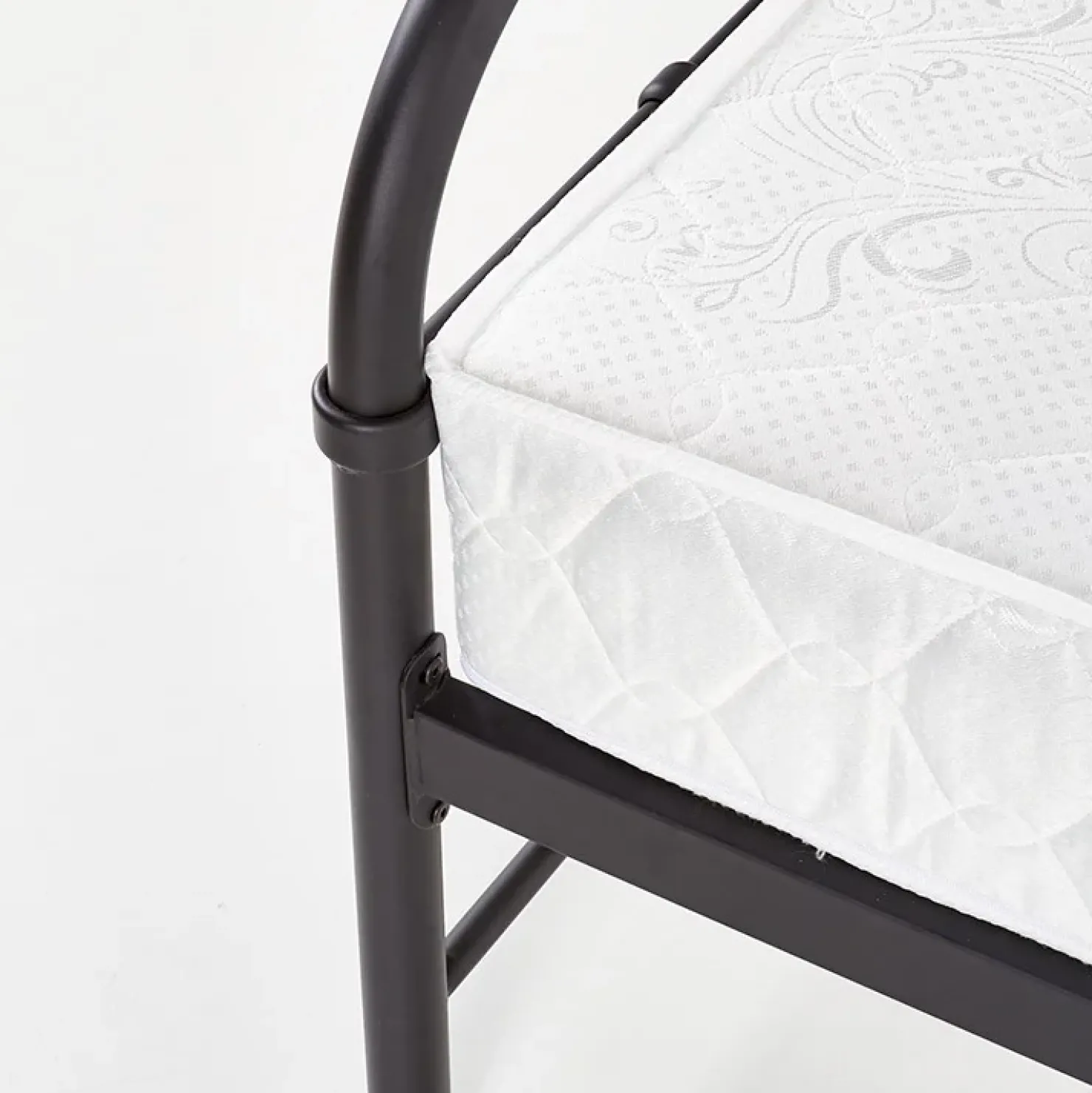 Garnero Arredamenti Letto una piazza e mezza moderno 120x200cm nero Stella Best