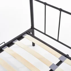 Garnero Arredamenti Letto una piazza e mezza moderno 120x200cm nero Stella Best