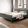 Garnero Arredamenti Letto 140x200cm alla francese design moderno verde quercia Texel Clearance