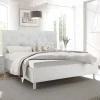 Garnero Arredamenti Letto 160x195cm matrimoniale imbottito bianco laccato opaco Olimpo Online