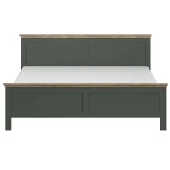Garnero Arredamenti Letto 160x200cm matrimoniale moderno verde quercia Texel Best