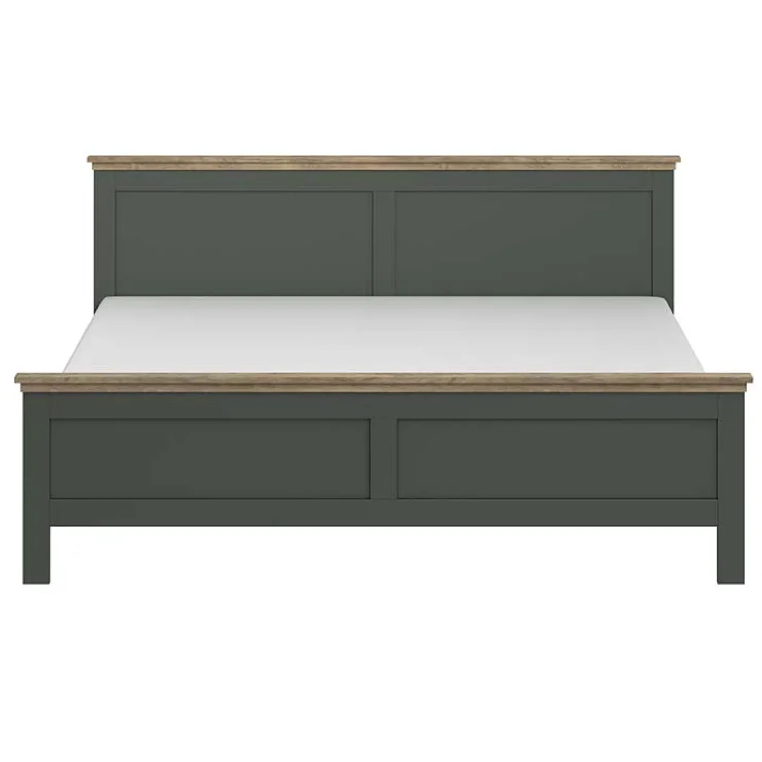 Garnero Arredamenti Letto 160x200cm matrimoniale moderno verde quercia Texel Best