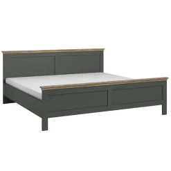 Garnero Arredamenti Letto 180x200cm matrimoniale oversize verde quercia Texel