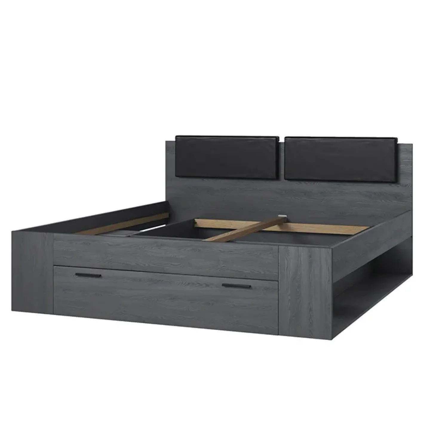 Garnero Arredamenti Letto 180x200cm matrimoniale oversize con cassettone Cortina Gihome® Ossido Sale